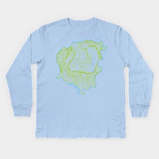 Mayor Island (Tuhua) Kids Long Sleeve T-Shirt